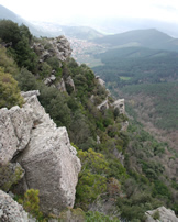 Foto panoramica dei Monti Pisani